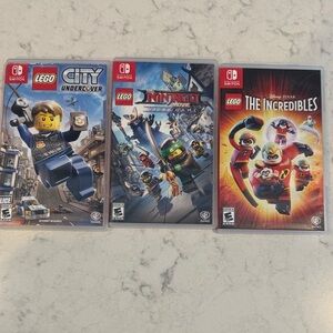 Lego Video Game Bundle - Red, Blue, Yellow Covers